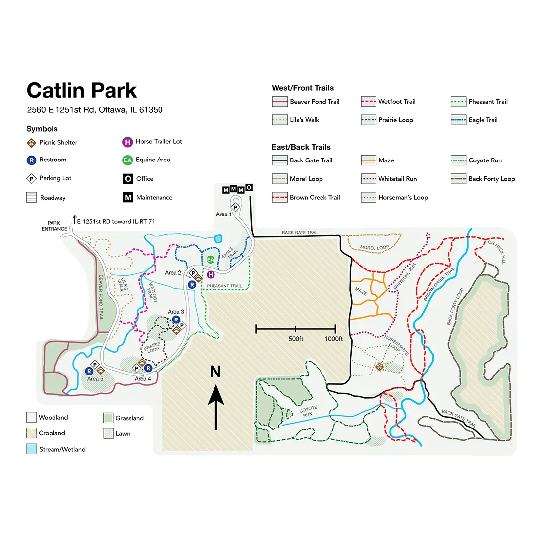 Catlin Park Trail Map Catlin Park Trail Map