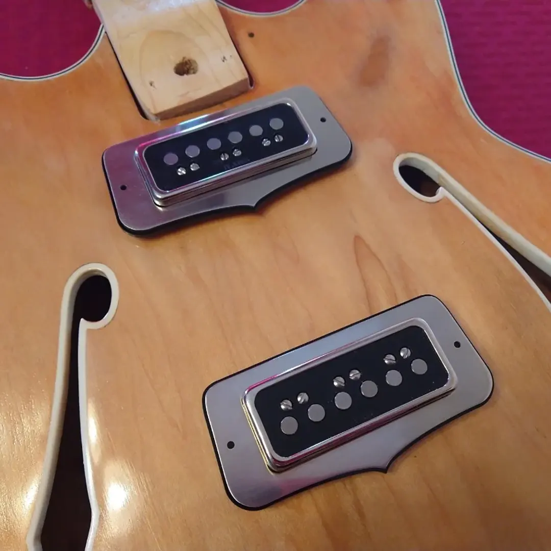 Custom nickel plated brass pickup rings